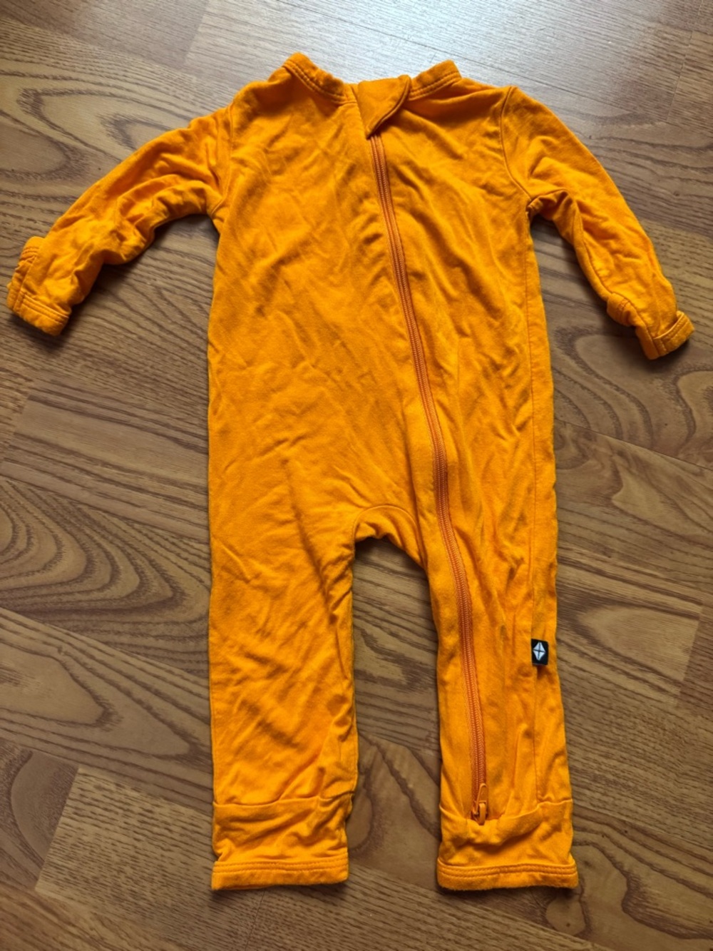 Kyte BABY Tangerine Zippered Romper